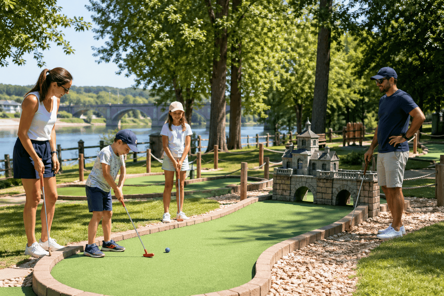 mini golf a Angers
